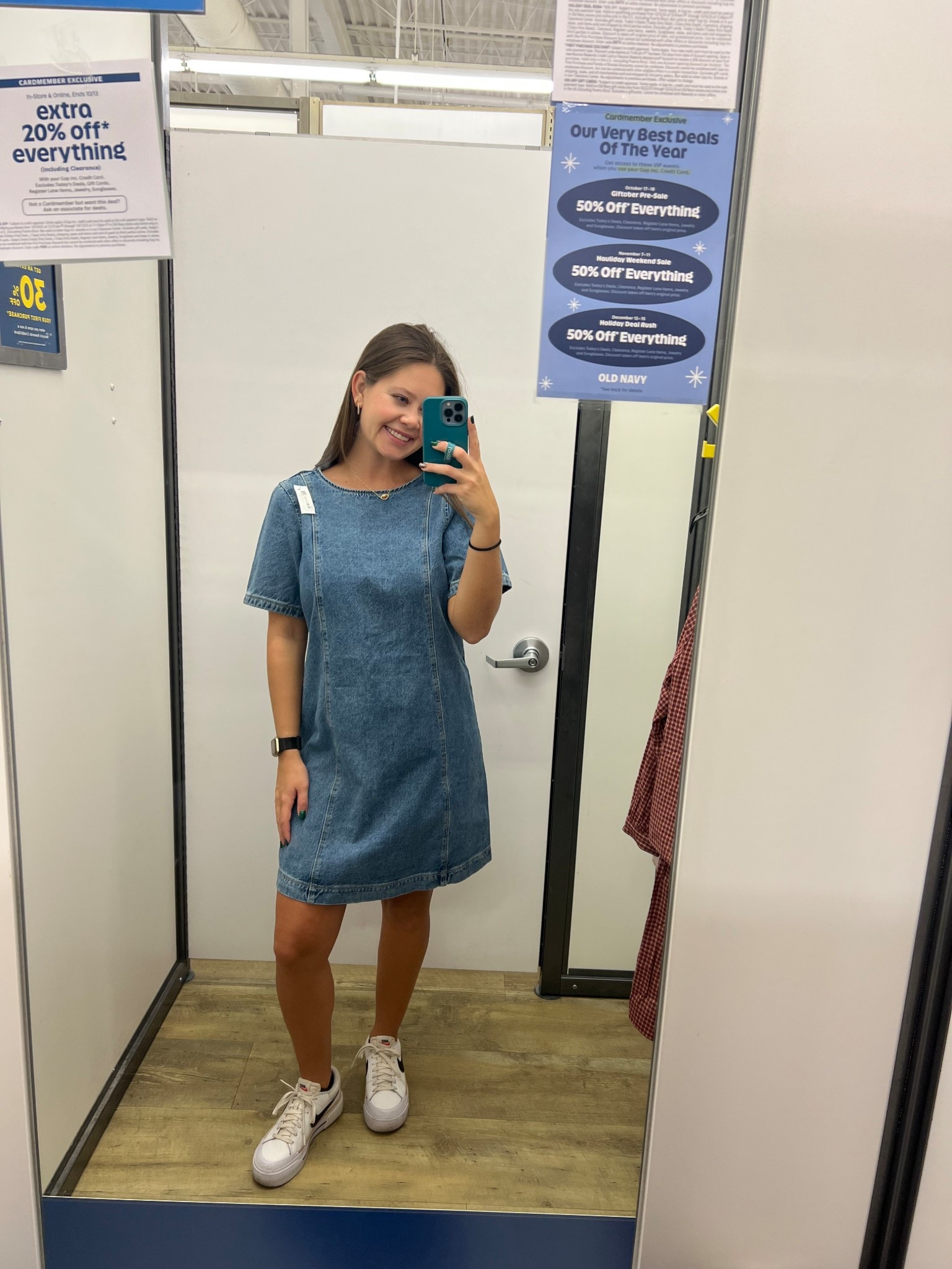 Mini Denim Dress

#LTKSeasonal #LTKWorkwear #LTKFindsUnder50