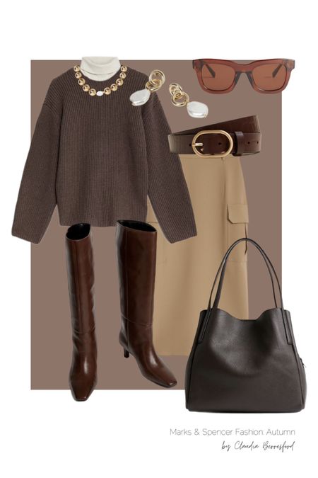 Highstreet autumn outfit | fall outfit ideas 

Brown outfit idea
Beige outfit inspo
Cargo skirt outfit 

#LTKmidsize #LTKstyletip #LTKSeasonal