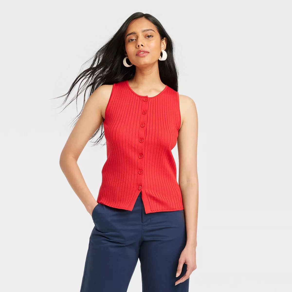 Women's Button-Down Vest - A New Day™ | Target