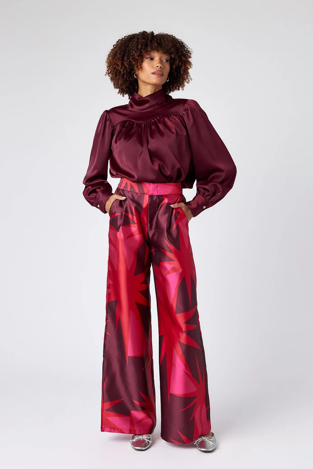 Wesson Blouse in Vinyl | CROSBY by Mollie Burch | CROSBY by Mollie Burch