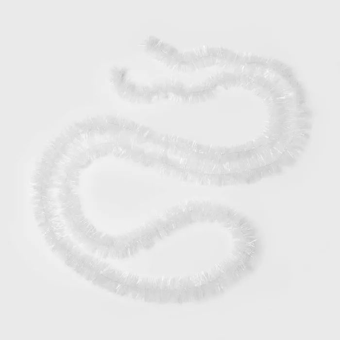 15ft Soft & Silky Christmas Garland White - Wondershop™ | Target