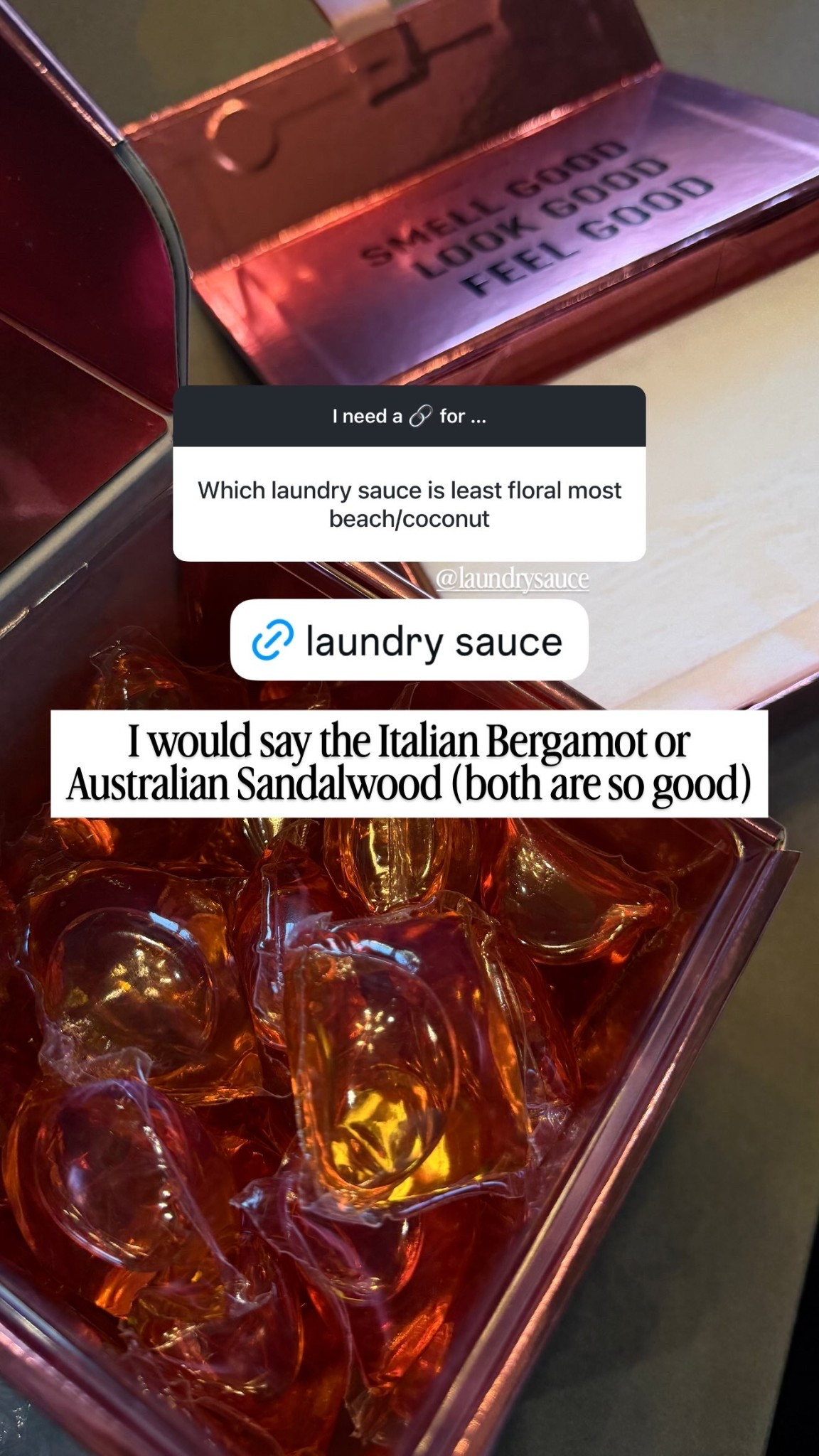 I would say the Italian Bergamot or Australian Sandalwood (both are so good) @laundrysauce