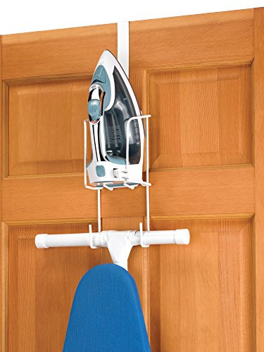 Whitmor Wire Over The Door Ironing Caddy - Iron and Ironing Board Storage Organizer | Amazon (US)