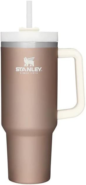 Amazon.com | Stanley 40oz Adventure Quencher Reusable Insulated Stainless Steel Tumbler (Cream Fl... | Amazon (US)