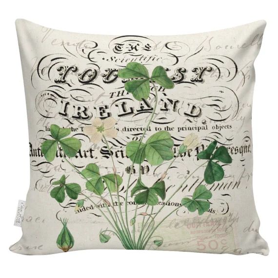 Modern Farmhouse St. Patrick's Day Pillow Shamrock | Etsy | Etsy (US)