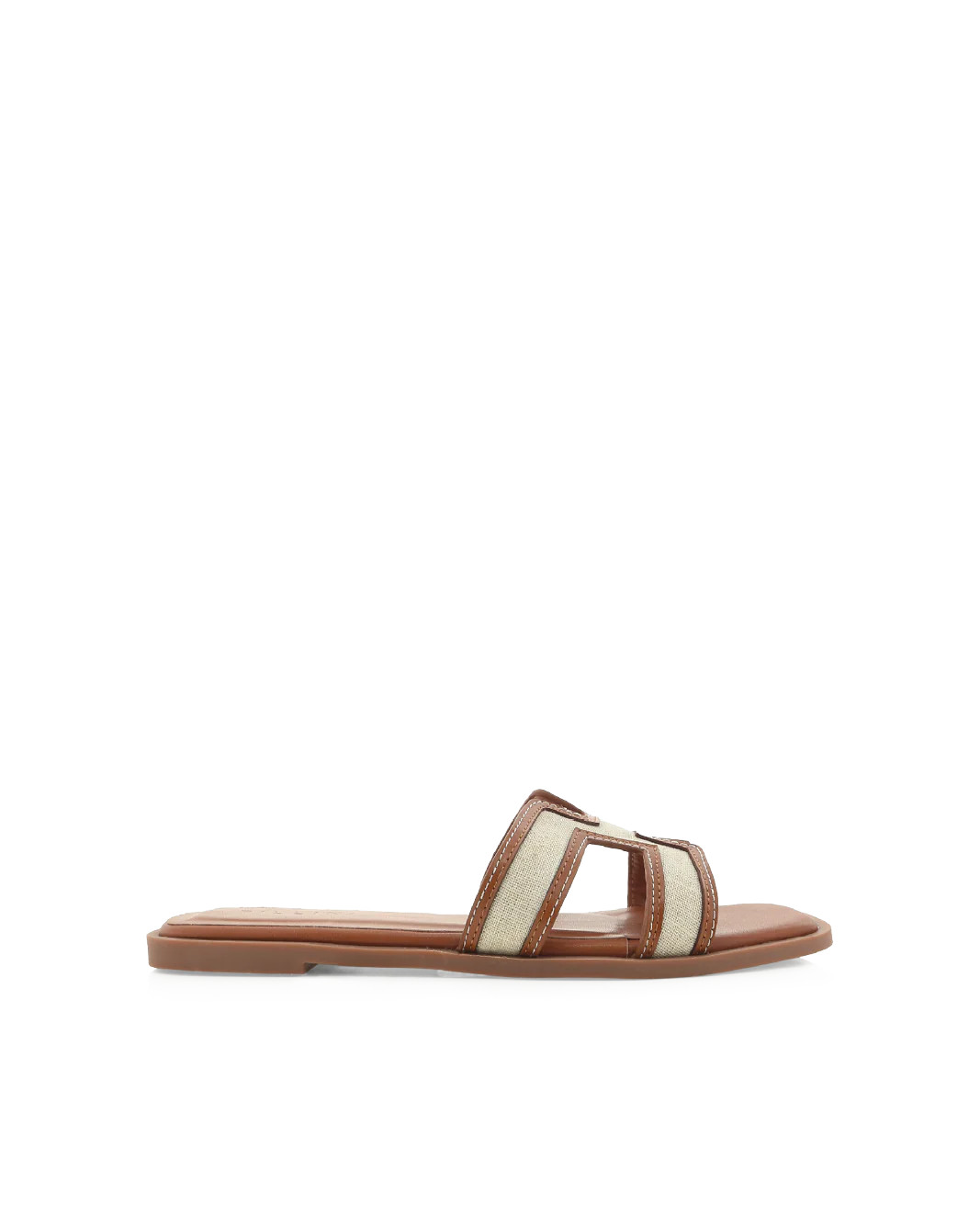 GORDY WIDE FIT - NATURAL LINEN-TAN-Sandals-BILLINI USA | Billini US
