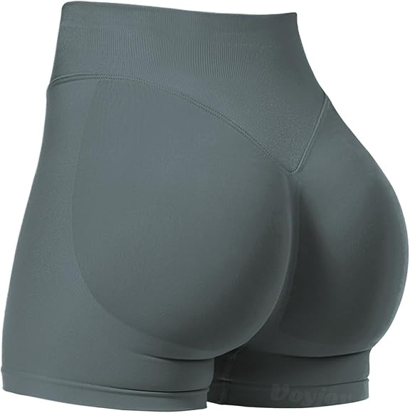 VOYJOY Women Workout Impact Shorts 3.6"/ 4.5"/ 6" Scrunch Butt Lifting Gym Seamless Booty Biker S... | Amazon (US)