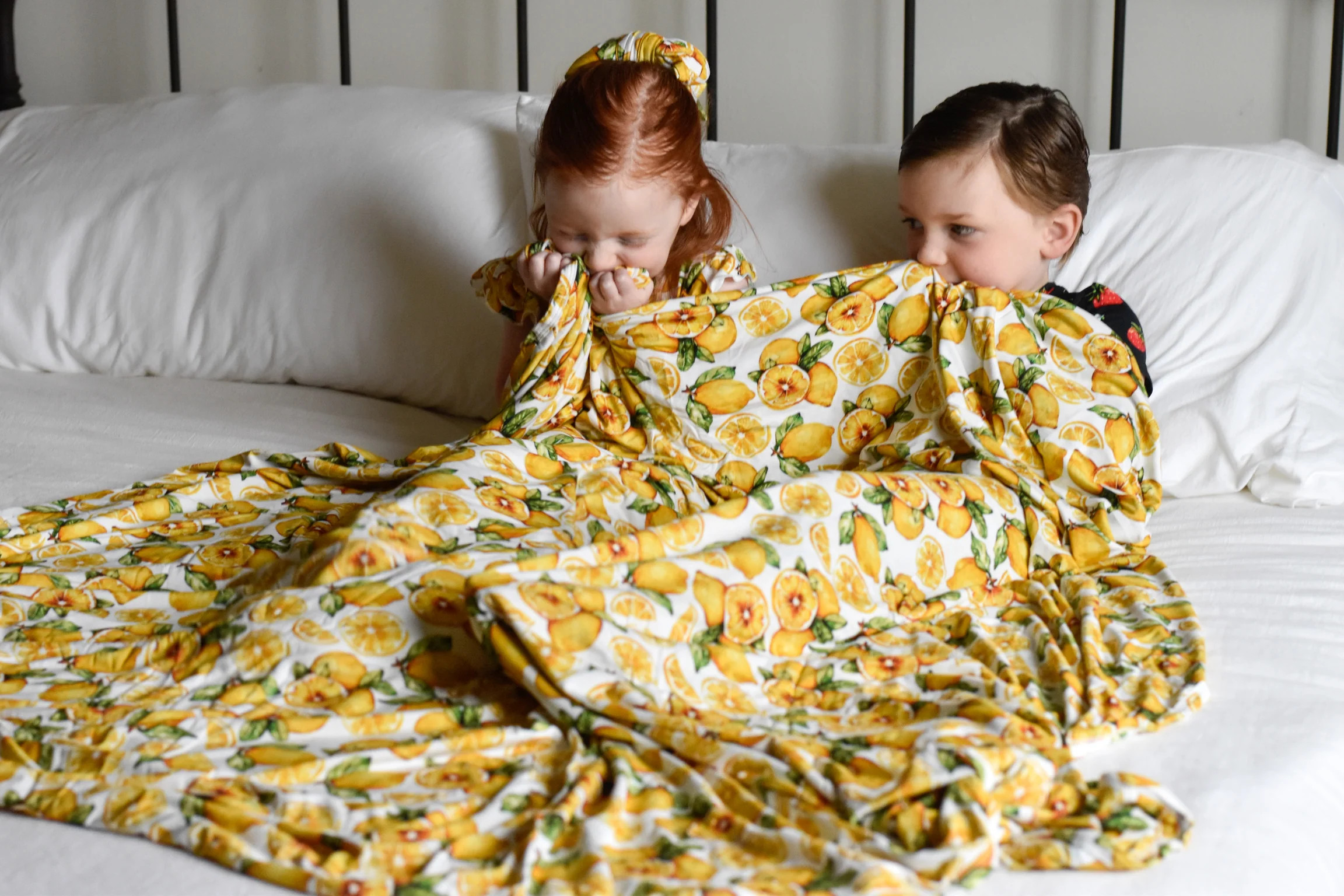 XL Blanket in OG Lemons of Tuscany | Ready Set Romper ®