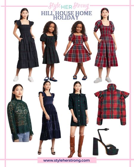 New Hill House Home Holiday collection featuring beautiful tartan and Stewart plaids, smocked dresses, mommy and me dresses, velvet styles, lace, and everything you need for beautiful holiday outfits 

#LTKHoliday #LTKSeasonal #LTKfamily