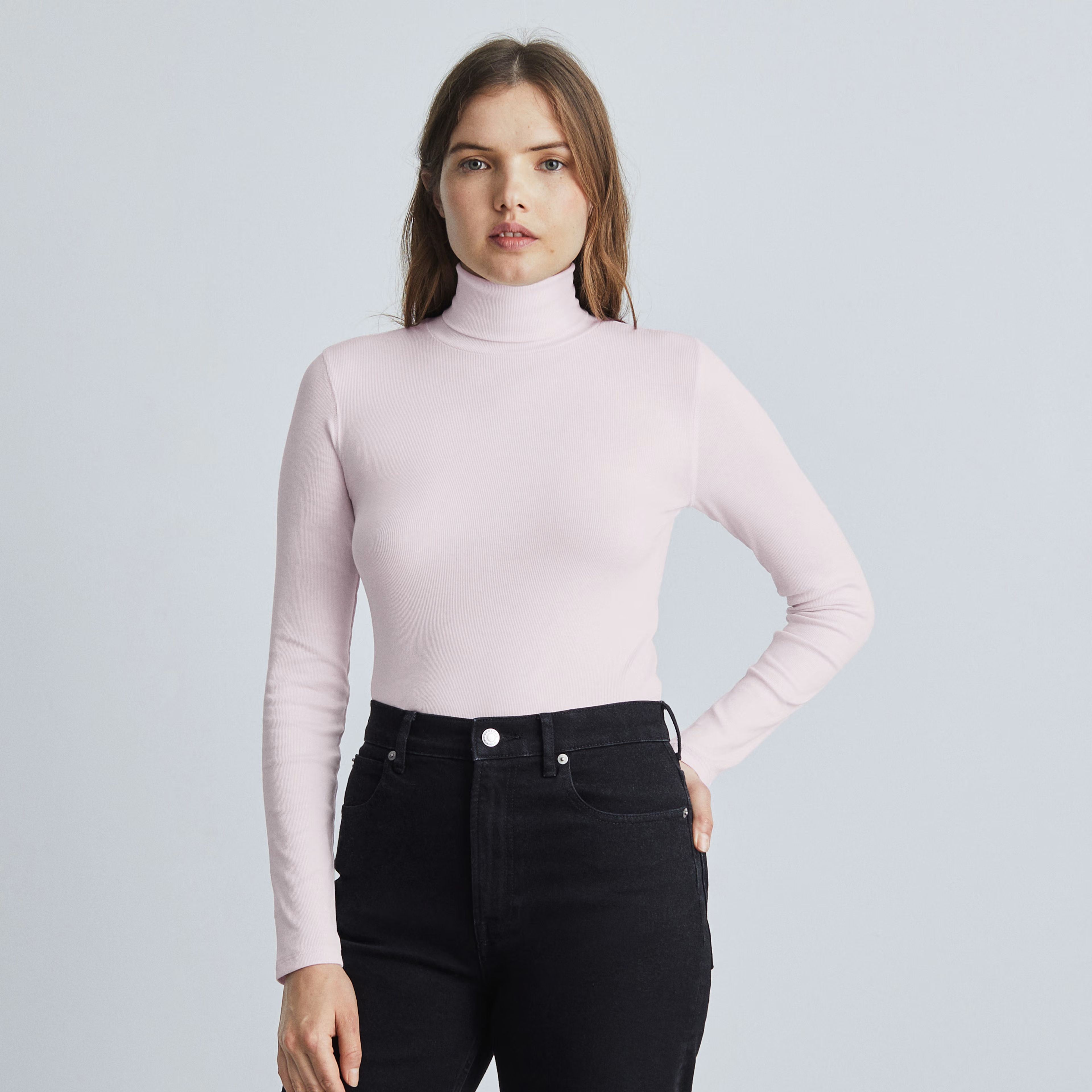 The Pima Micro-Rib Turtleneck | Everlane