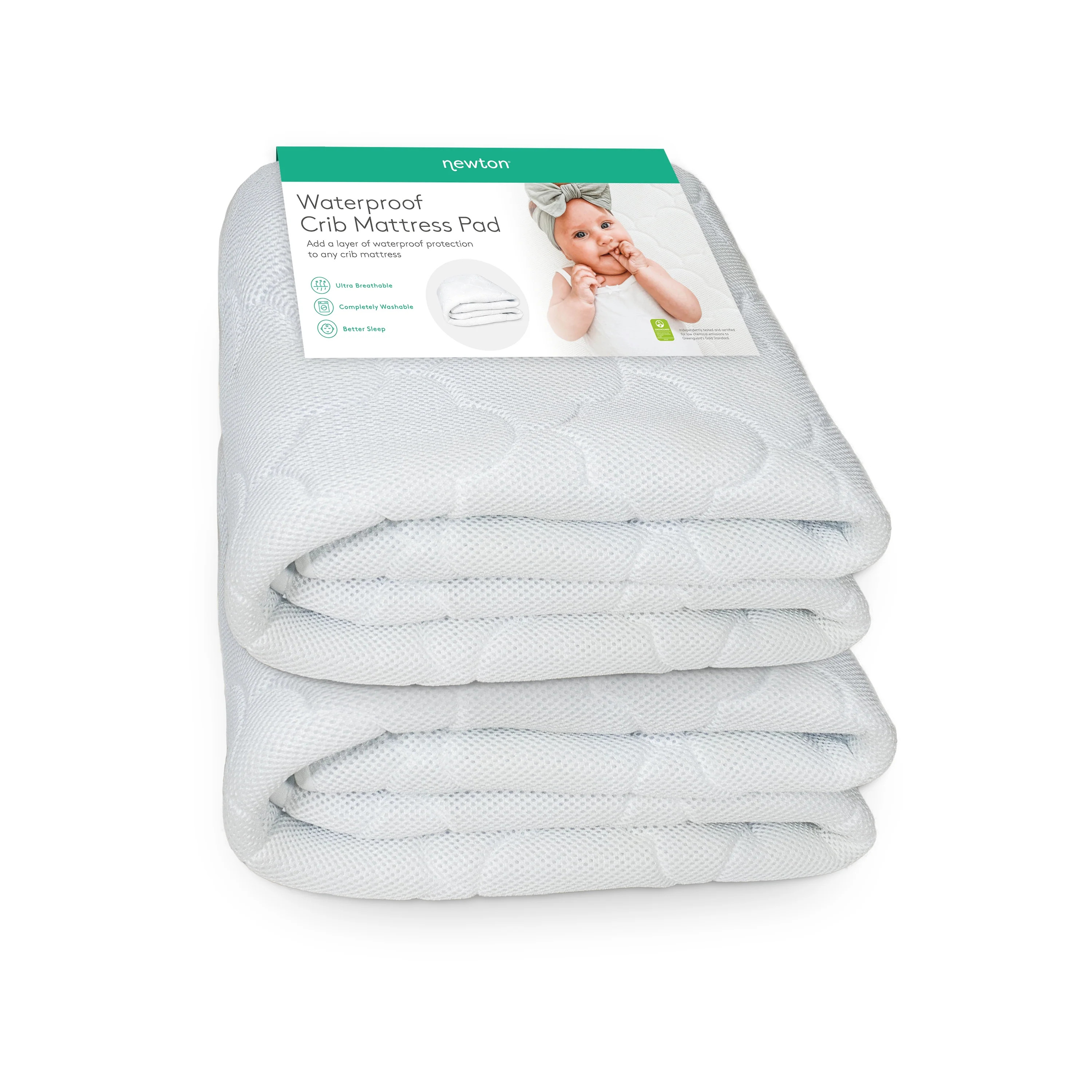 Waterproof Crib Mattress Pad | Newton Baby | Newton Baby, Inc.