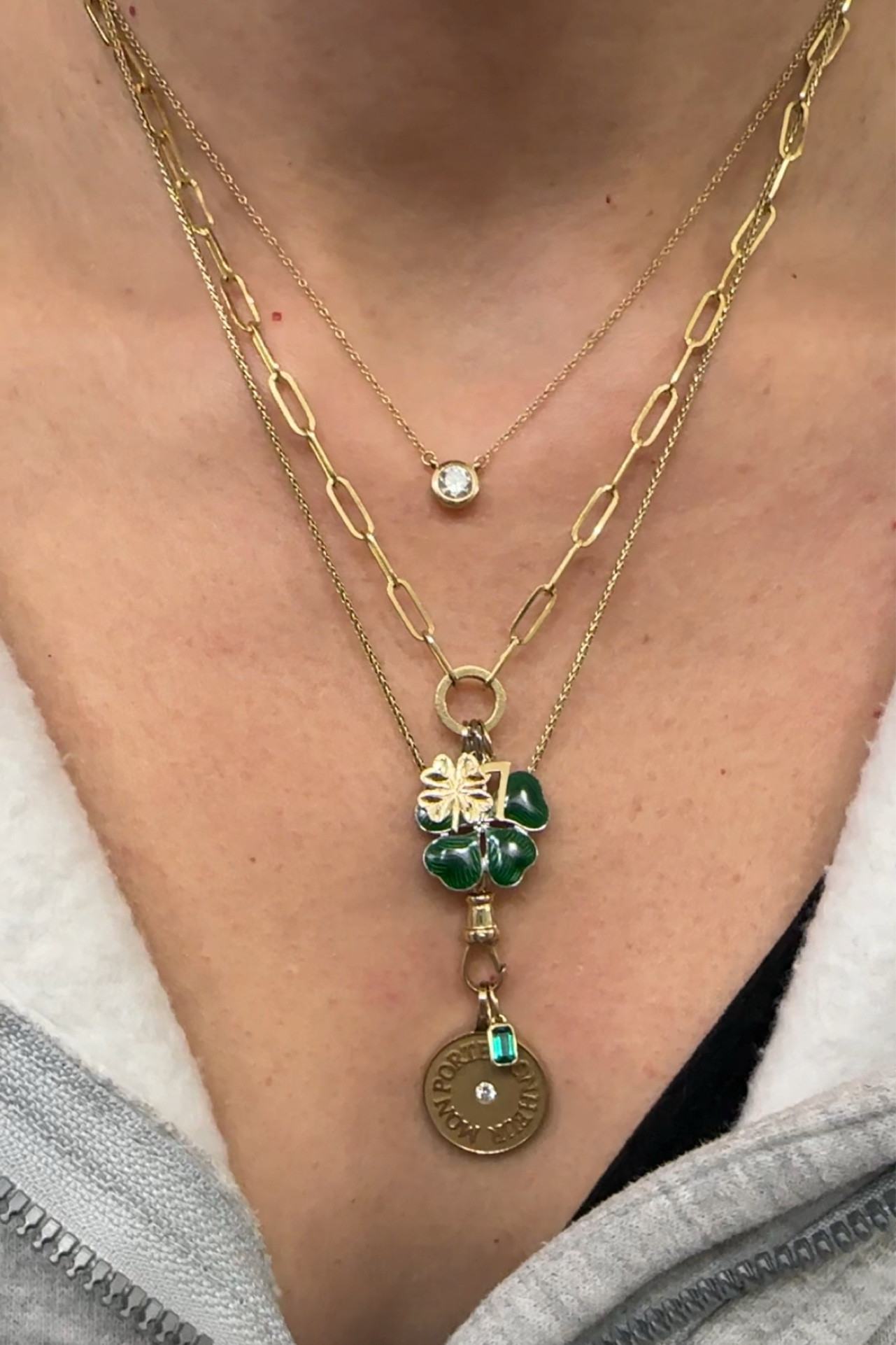 Vintage / estate four leaf clover finds on EBay 