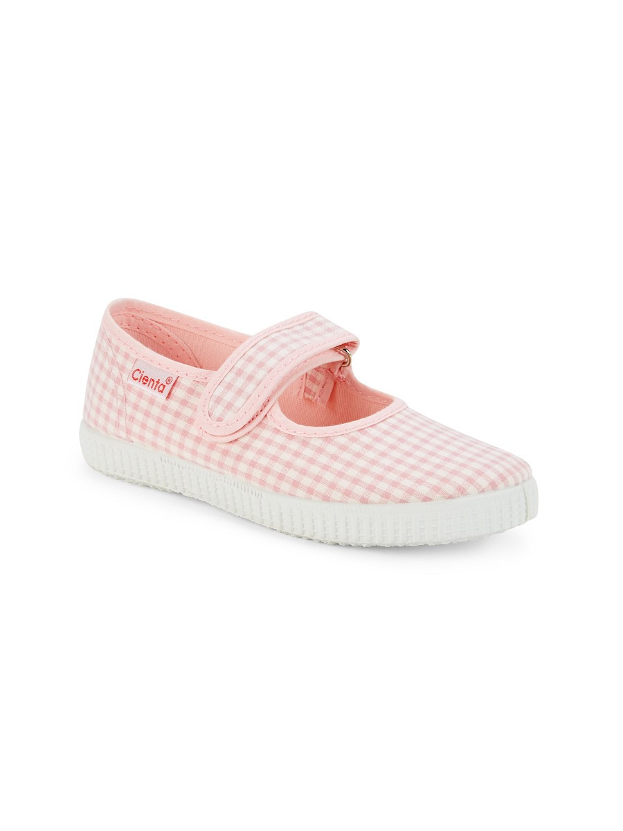 Cienta Kid's Gingham Mary Jane Sneakers - Pink Gingham - Size 11 (Child) | Saks Fifth Avenue OFF 5TH