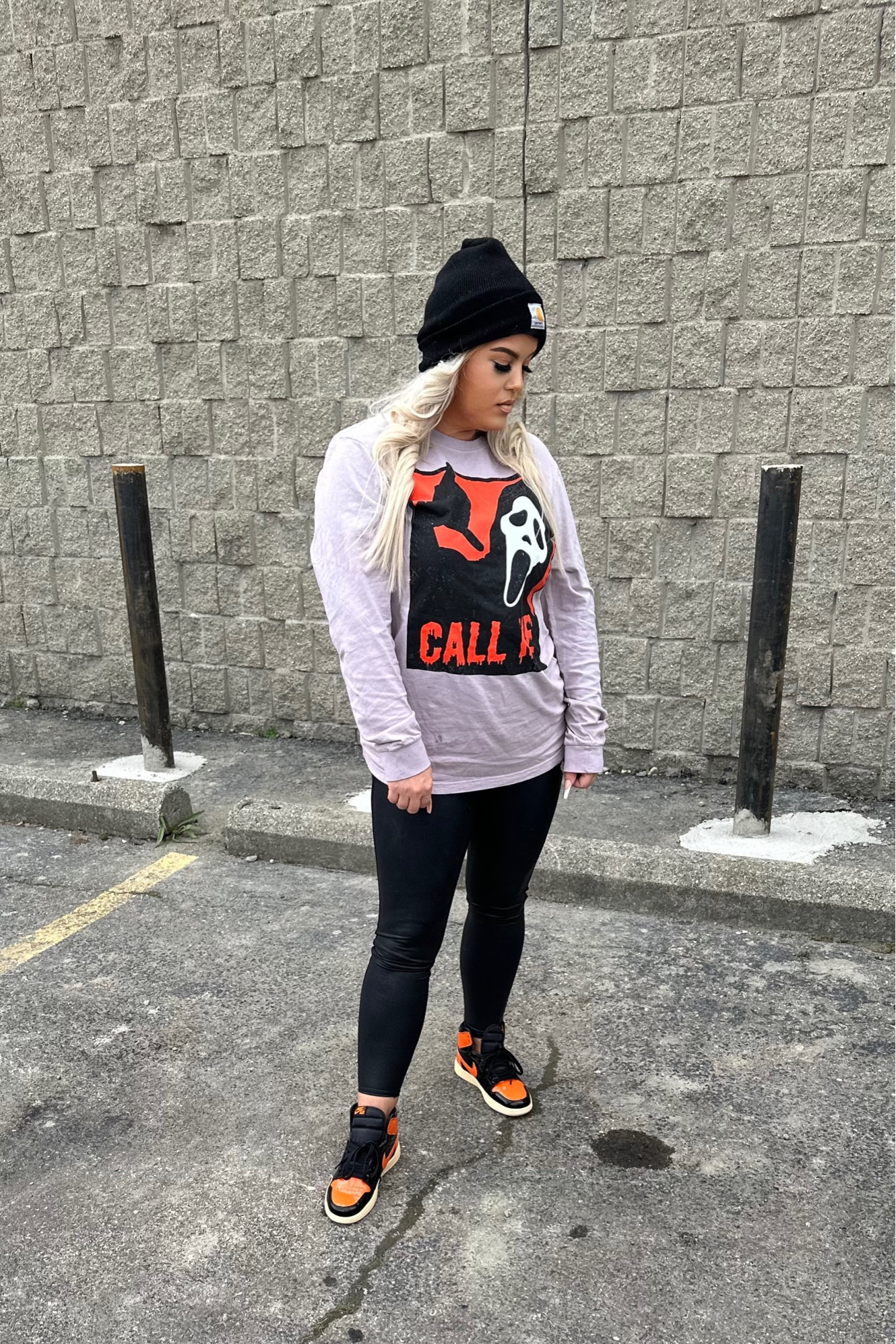 Ghost face t shirt OOTD 👻👻 

Halloween graphic tees
Target Style 
Faux fur leggings 
Carhartt beanie 
Casual Style 

#LTKSeasonal #LTKstyletip #LTKHalloween