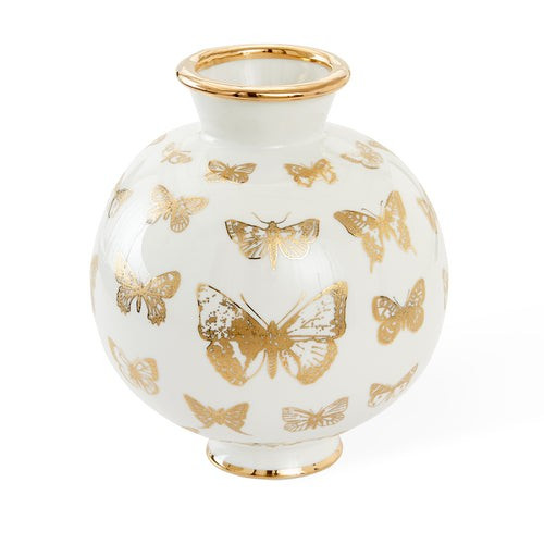 Botanist Butterfly Round Vase | Jonathan Adler