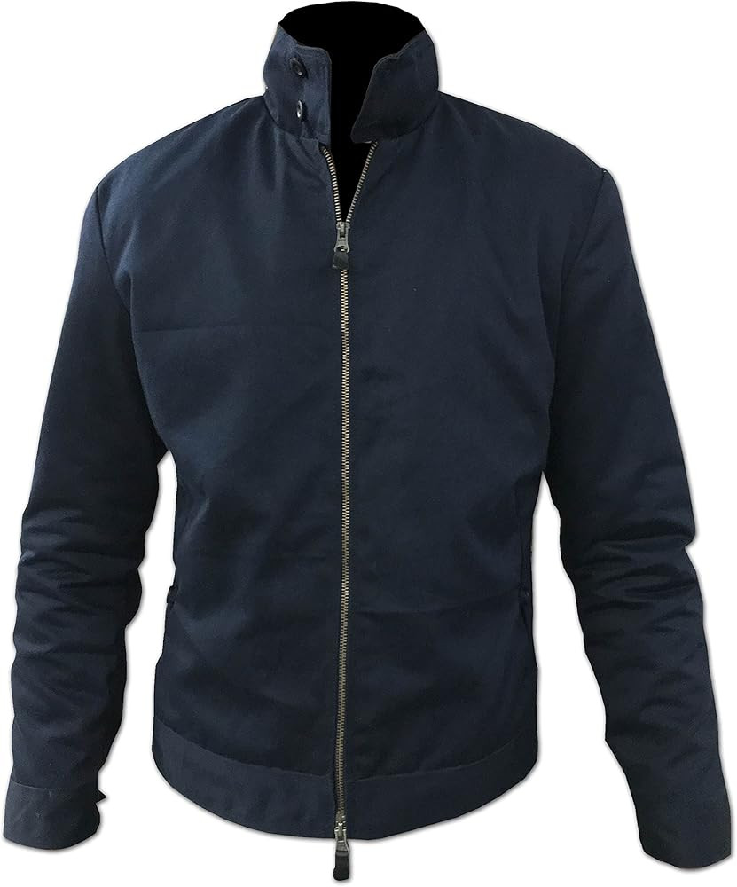 Mens Daniel Craig Quantum Blue Cotton Jacket Costume | James Solace Blue Outfit Jacket | Amazon (US)