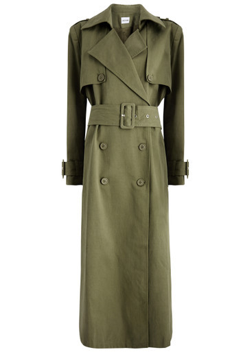 Double-breasted cotton trench coat | Harvey Nichols