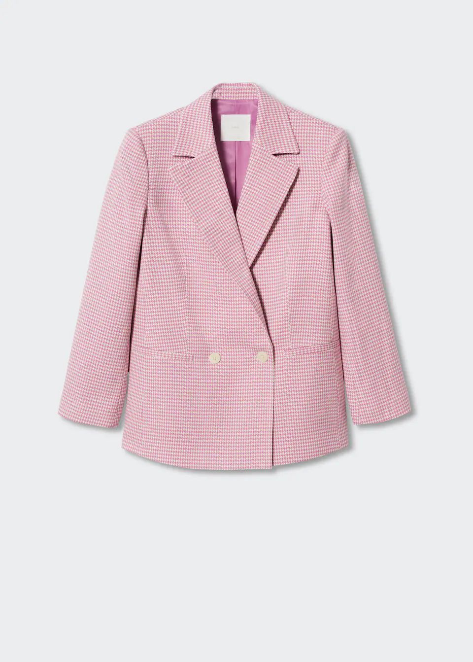 Veste pied-de-poule -  Femme | Mango France | MANGO (FR)