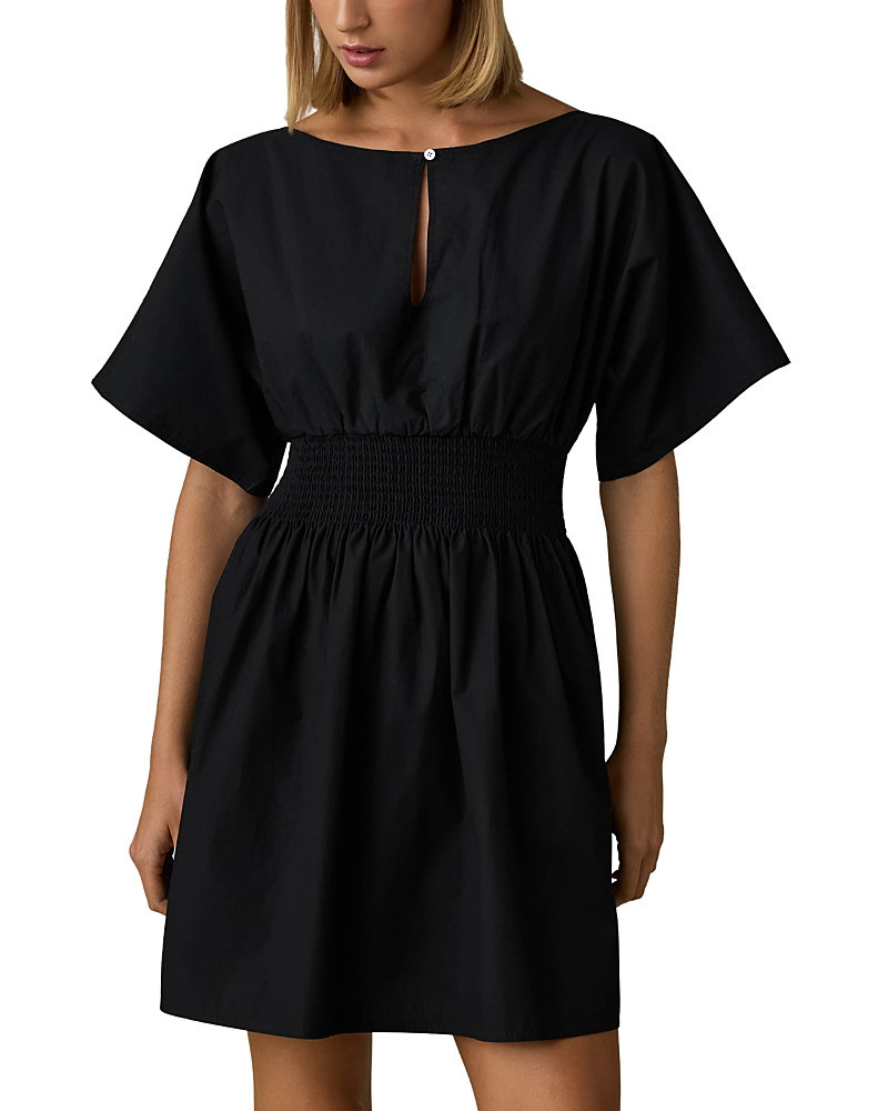 Faherty Coastal Poplin Elia Mini Smocked Dress | Bloomingdale's (US)