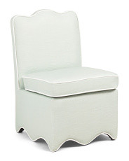 22x33 Scalloped Bottom Skirted Dining Chair | Kitchen & Dining Room | Marshalls | Marshalls