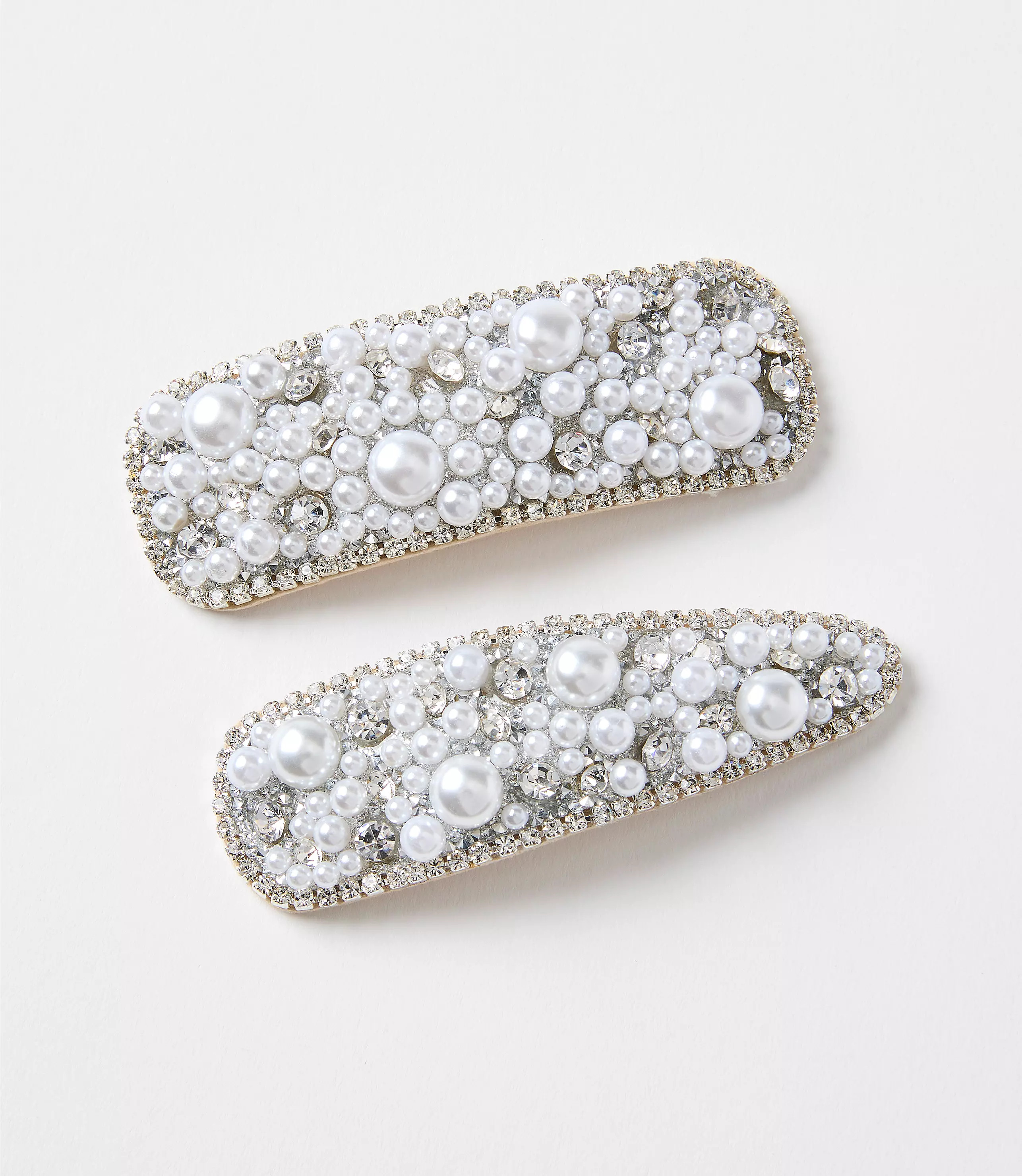 Pearlized Sparkle Barette Set | LOFT