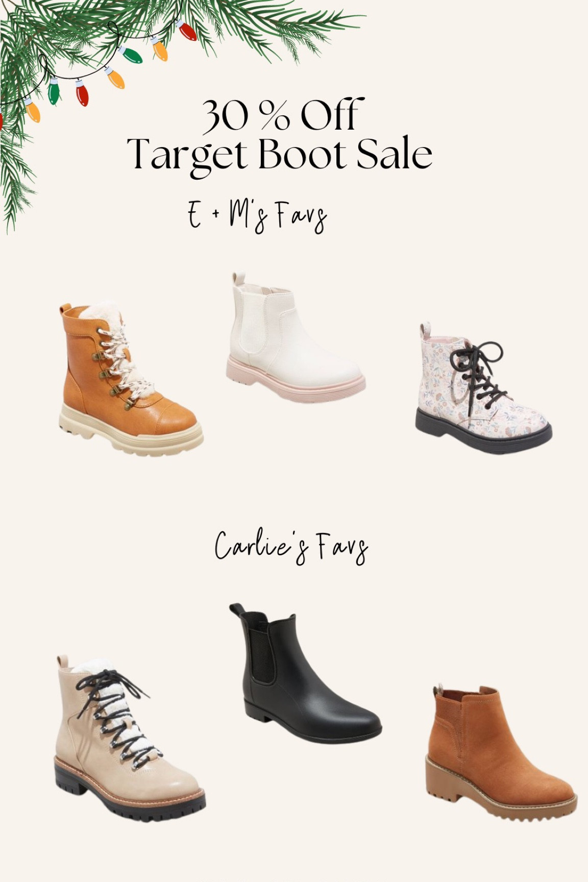 30% off our favorite boots!

#LTKSeasonal #LTKHoliday #LTKfamily