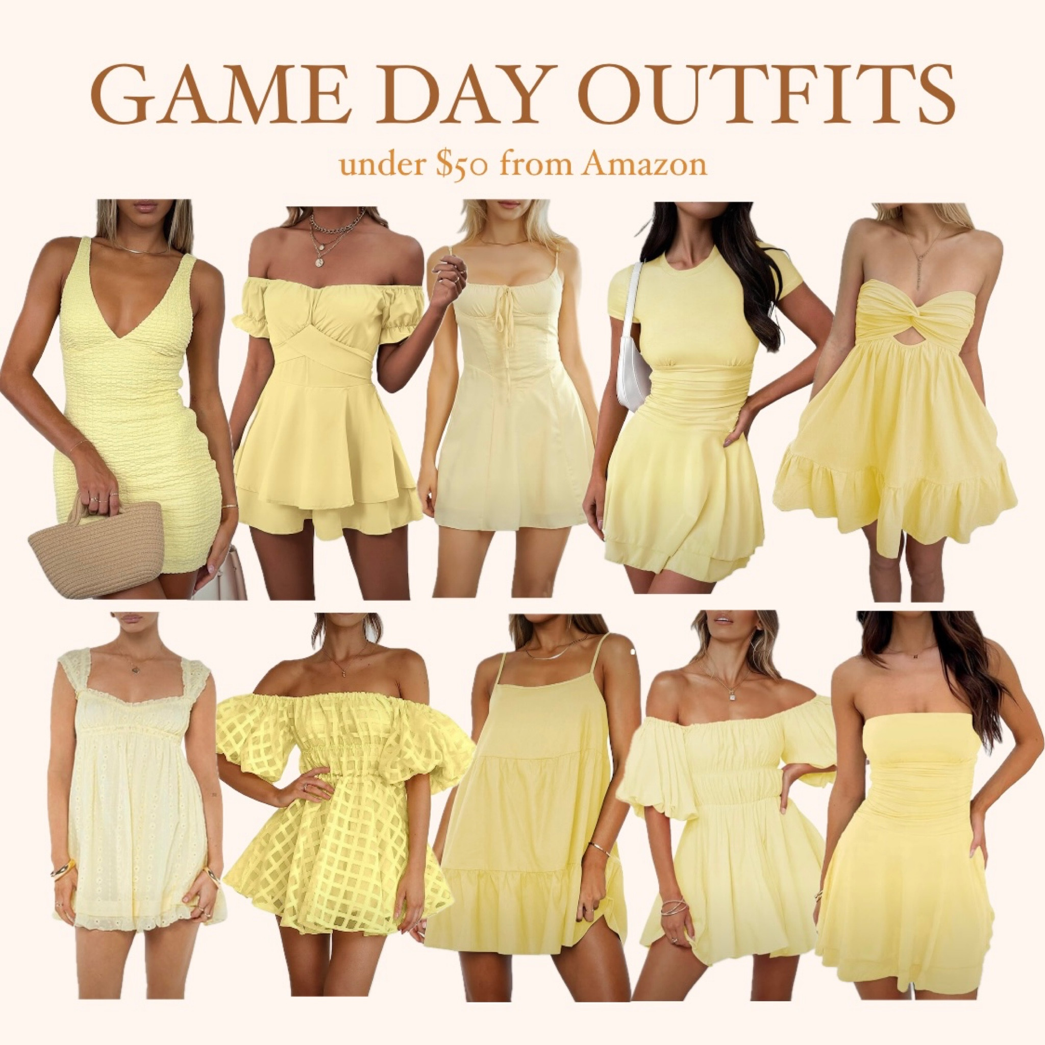 YELLOW GAME DAY! Game day, Gameday, Game day outfit, Gameday outfit, Game day dress, Gameday dress, Game day look, Gameday look, tailgate, tailgating, college, college game day, college gameday, SEC, fraternity, fraternities, sorority, sororities, sorority outfit, sorority recruitment, sorority rush, football, black dress, black mini dress, black midi dress, black maxi dress, black dresses, black mini dresses, black midi dresses, black maxi dresses, black matching set, black matching sets, The University of Alabama, Bama, The University of Georgia, UGA, The University of South Carolina, USC, The University of Arkansas, UArk, Mississippi State University, MSU, The University of Missouri, Mizzou, Texas A&M University, College Station, The University of Oklahoma, The University of Texas, Vanderbilt University, Vandy, 