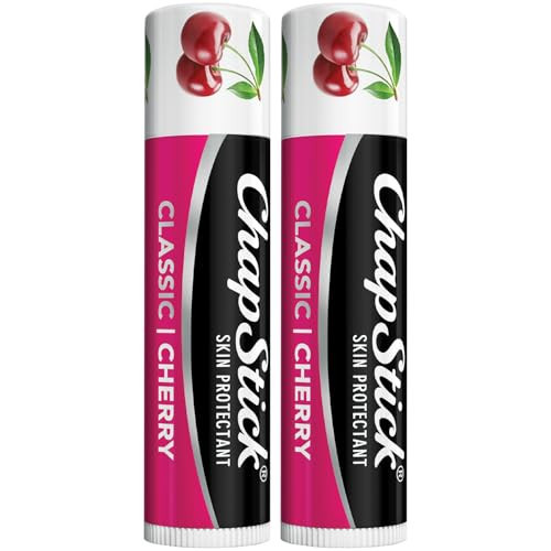 ChapStick Classic Cherry Lip Balm 2-Pack – Fruity & Sweet Lip Moisturizer for Dry Lips, 0.15 Oz Ea | Amazon (US)