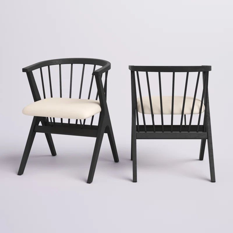 Artemis Linen Upholstered Side Chair (Set of 2) | Wayfair North America