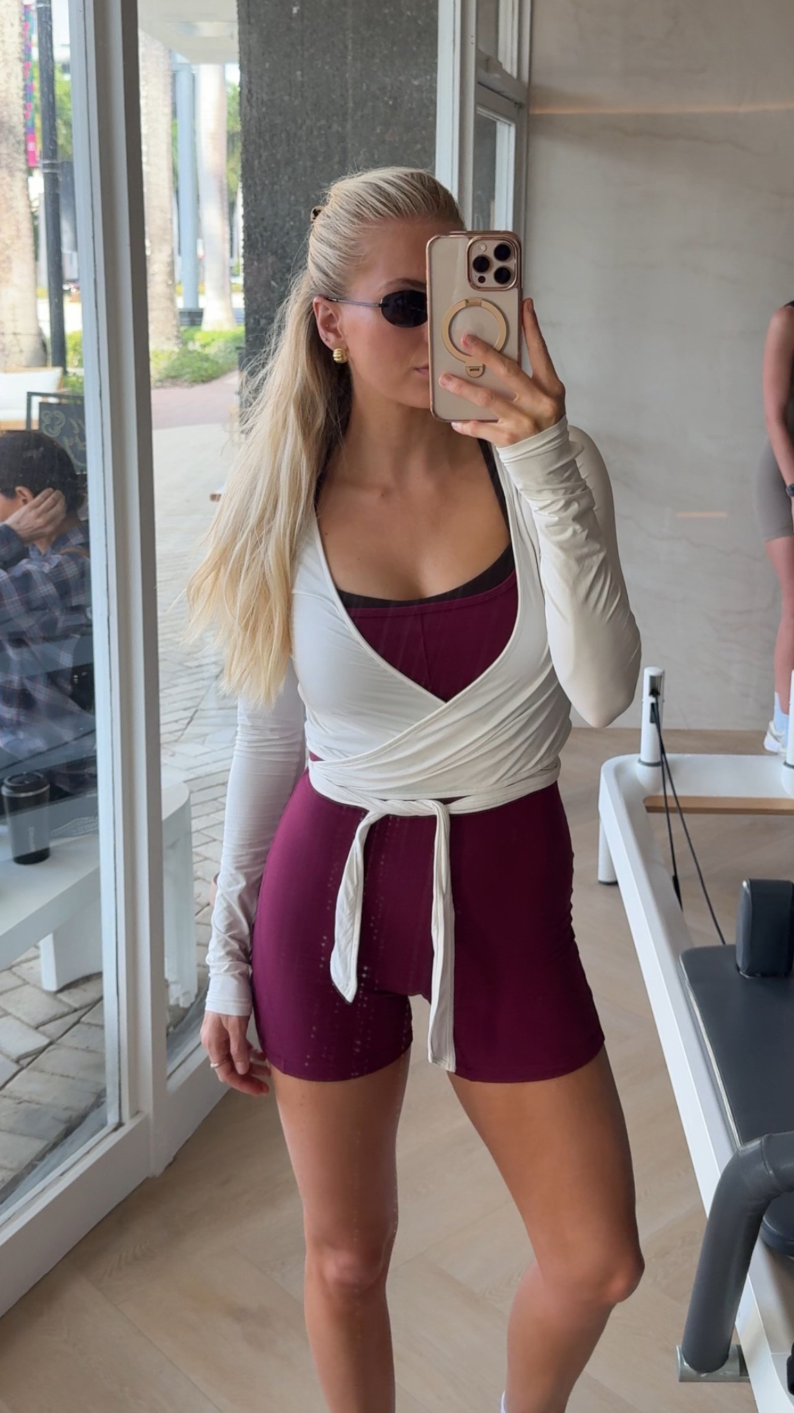 Wearing a small in the romper, size 8 in the lululemon bra, and linked similar wrap tops because this one is sold out! Shoes run tts! #kathleenpost

Activewear, everyday outfit, trendy fashion, chic style, Pilates outfit, walk outfit 

#LTKSeasonal #LTKActive #LTKStyleTip