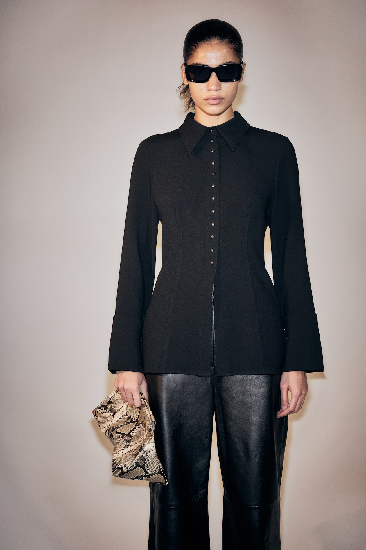 Defined-Waist Shirt | H&M (US + CA)