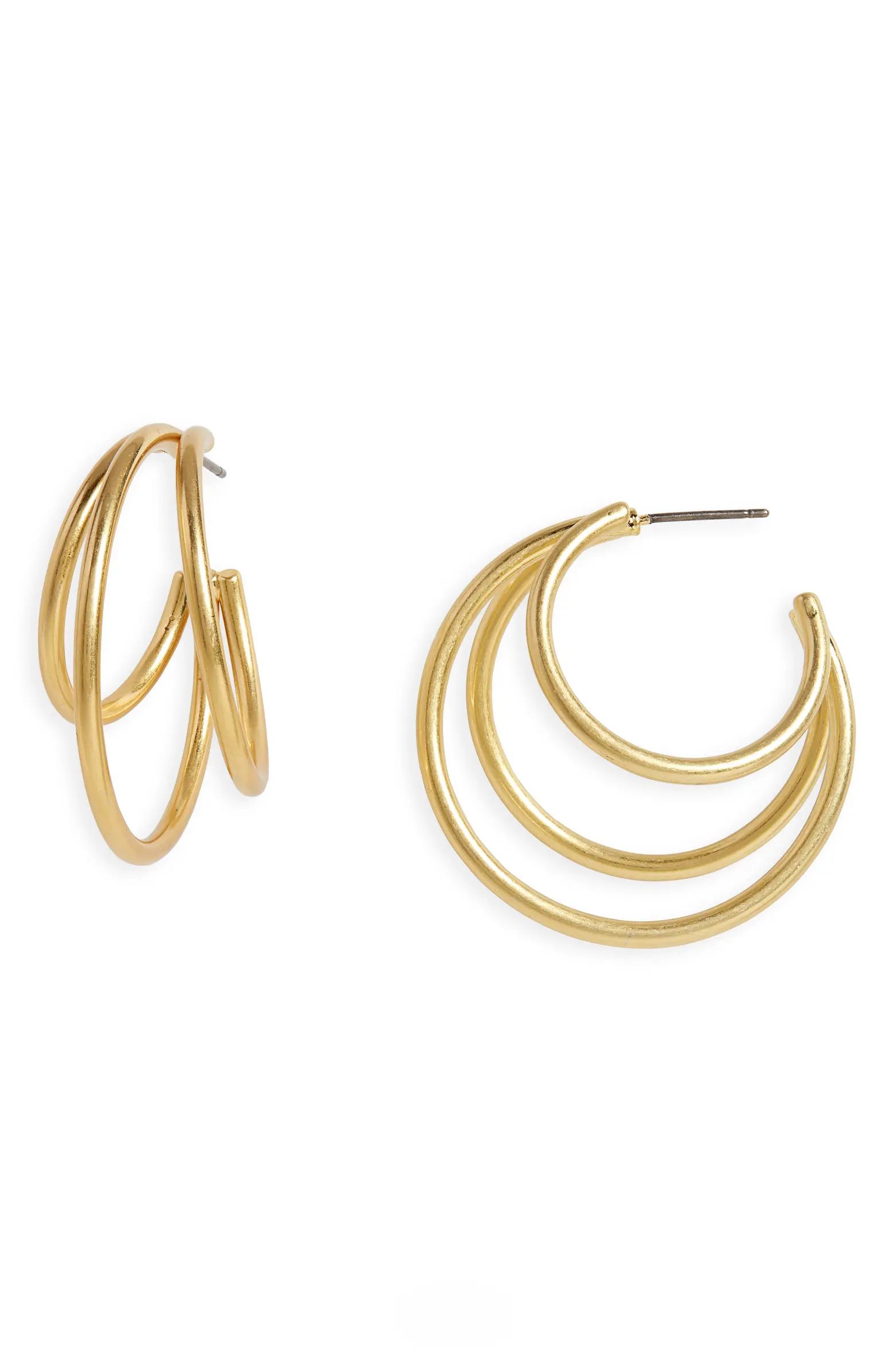 Triplet Hoop Earrings | Nordstrom