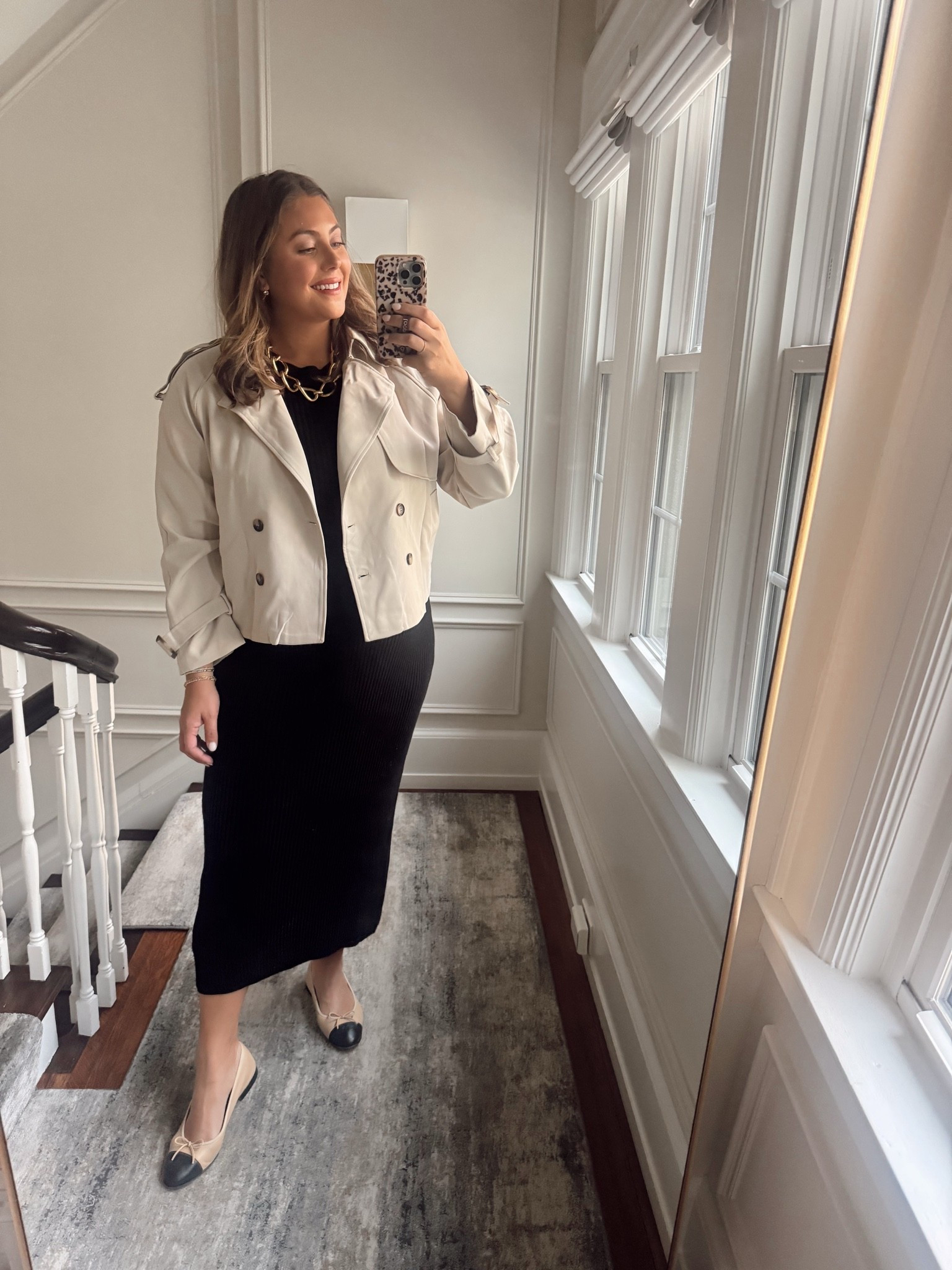 Dress and cropped trench on sale during prime days! Wearing size XXL in both.

#LTKSaleAlert #LTKMidsize #LTKWorkwear
