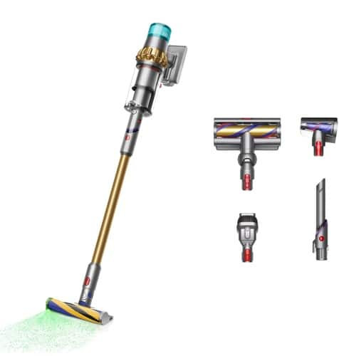 Dyson - V15 Detect Absolute Cordless Vacuum - Gold | Best Buy U.S.