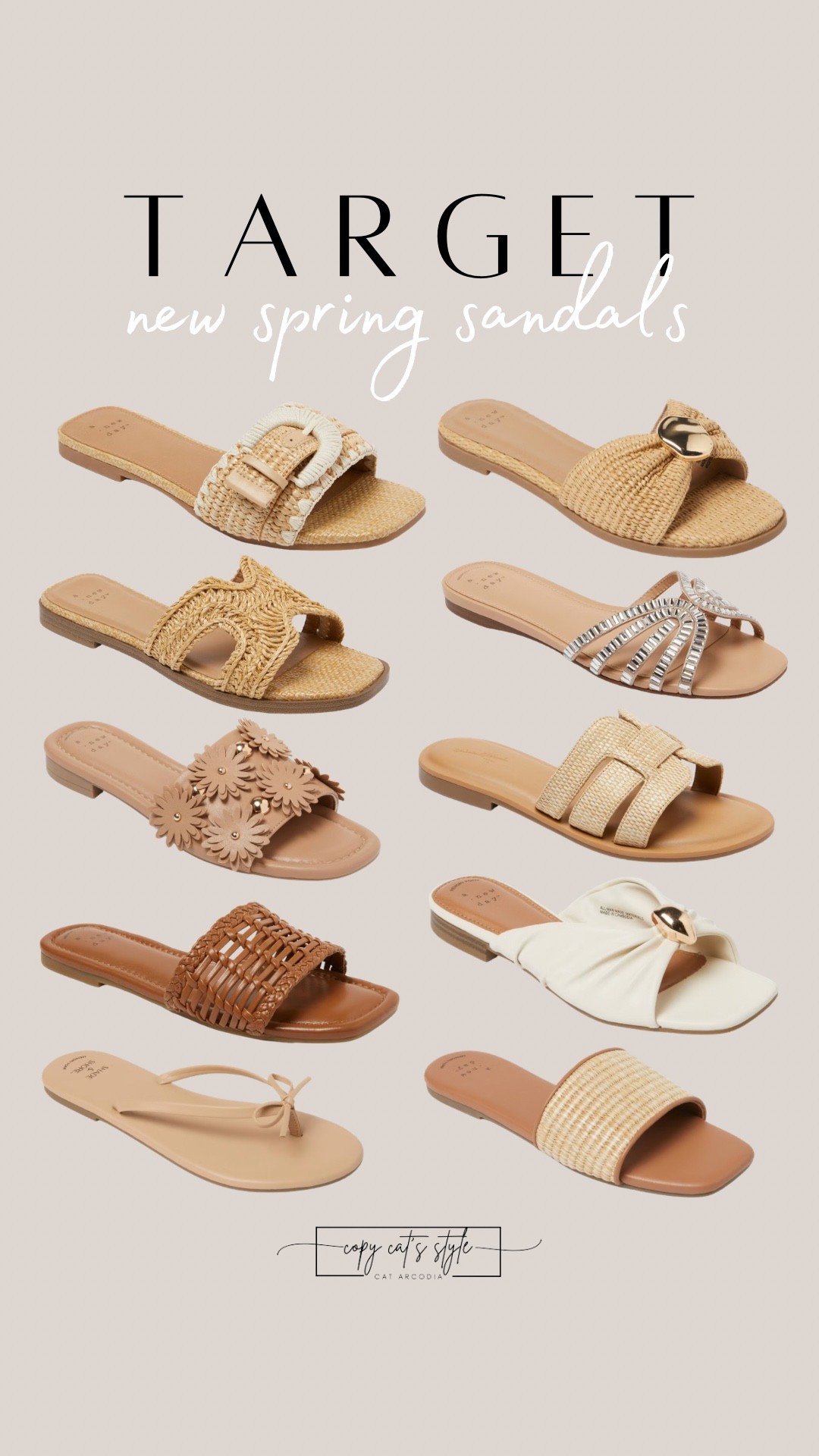 Target new spring sandals are so pretty! Neutral sandals. 

#LTKMidsize #LTKPlusSize #LTKOver40