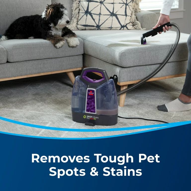 BISSELL Spot Clean Pro Heat Pet Portable Carpet Cleaner 2513W | Walmart (US)