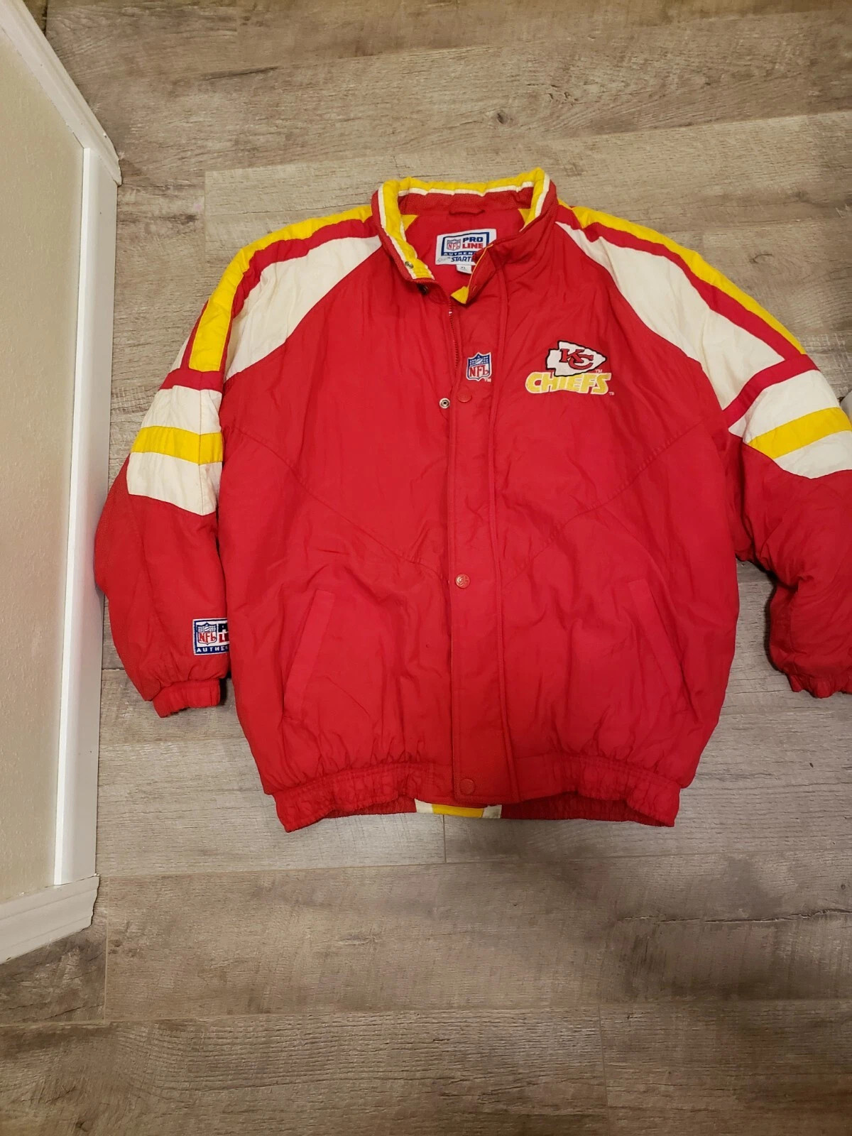 Vintage NFL 90s Starter Pro Line Kansas City Chiefs  Jacket XL | eBay US