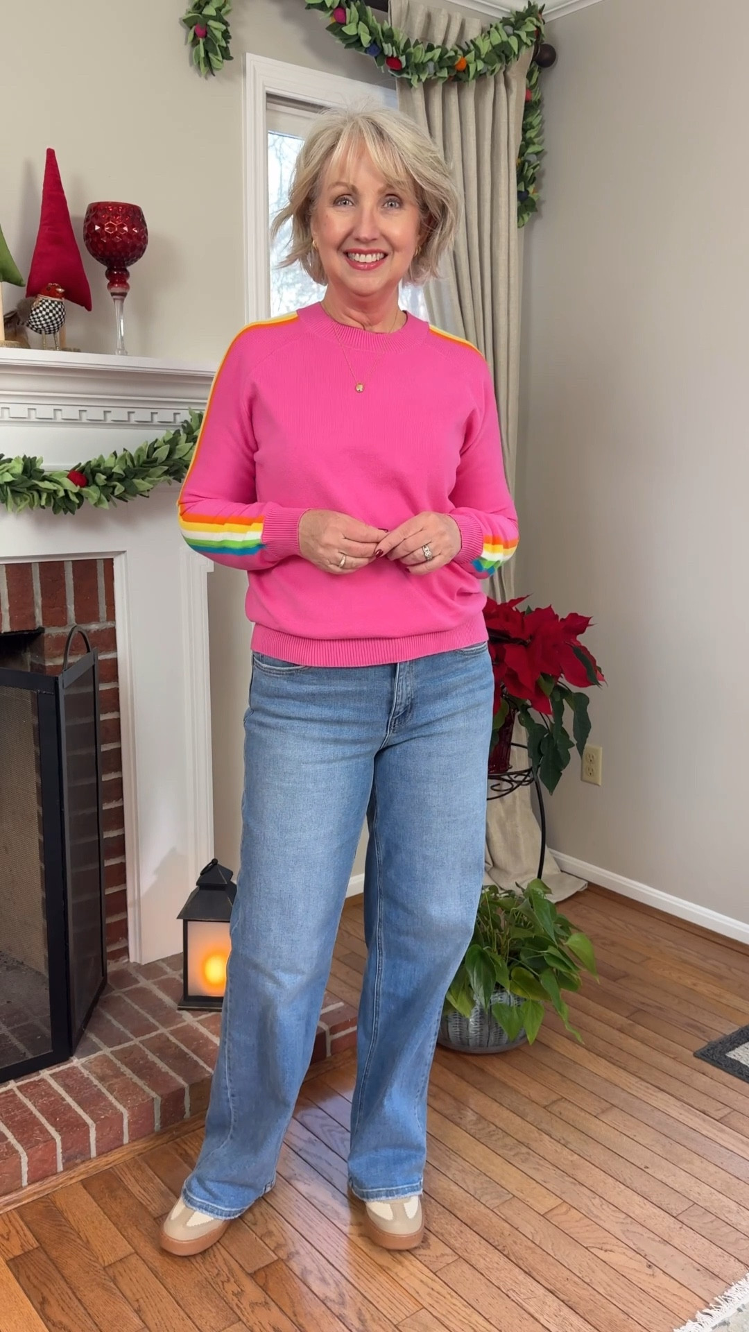 I am obsessed with these jeans, this sweater and these shoes!! All from Avara. 
Use code CHEER30 for 30% off! 

#LTKSeasonal #LTKOver40 #LTKSaleAlert