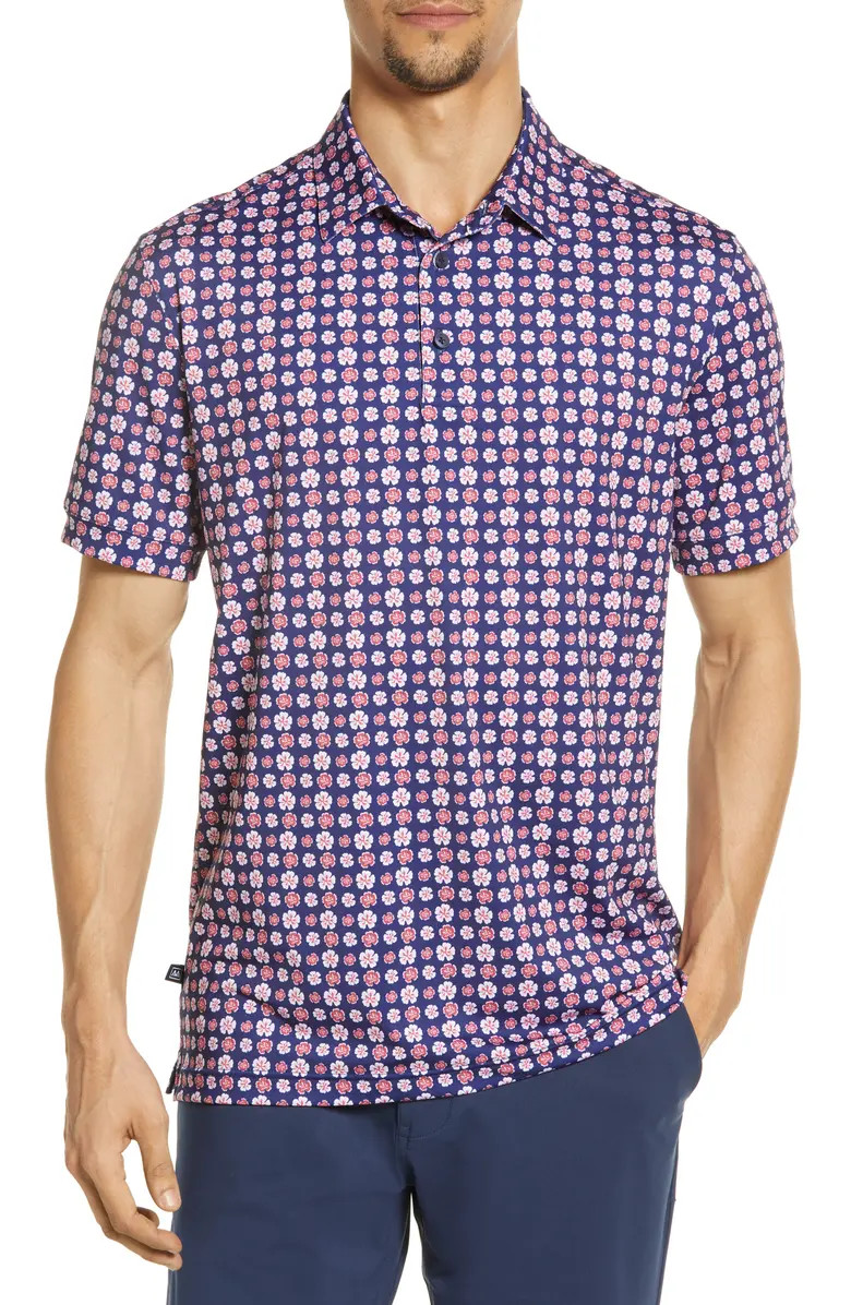 Mizzen+Main Versa Floral Performance Golf Polo | Nordstrom | Nordstrom