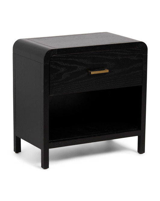 24in Curve One Drawer Side Table | TJ Maxx