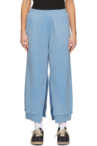 MM6 Maison Margiela - Blue Cotton Lounge Pants | SSENSE