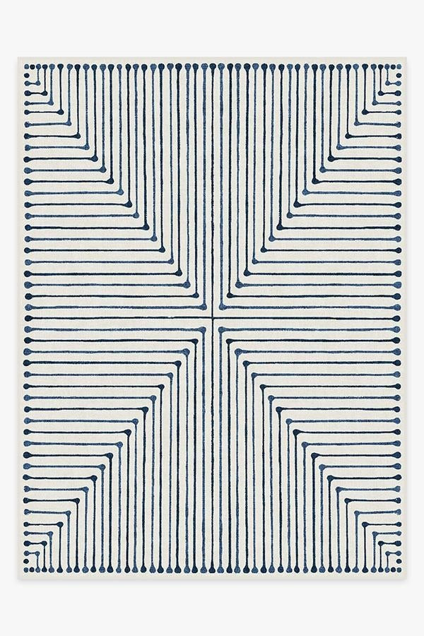 Jonathan Adler Inkdrop Black & Ivory Rug | Ruggable