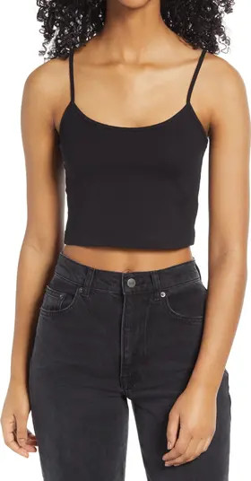 BP. Knit Organic Cotton Crop Camisole | Nordstrom | Nordstrom