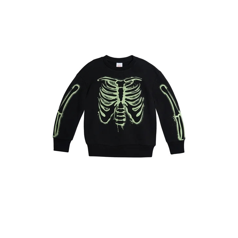 Wonder Nation Boys Halloween Sweatshirt, Sizes 4-18 & Husky | Walmart (US)