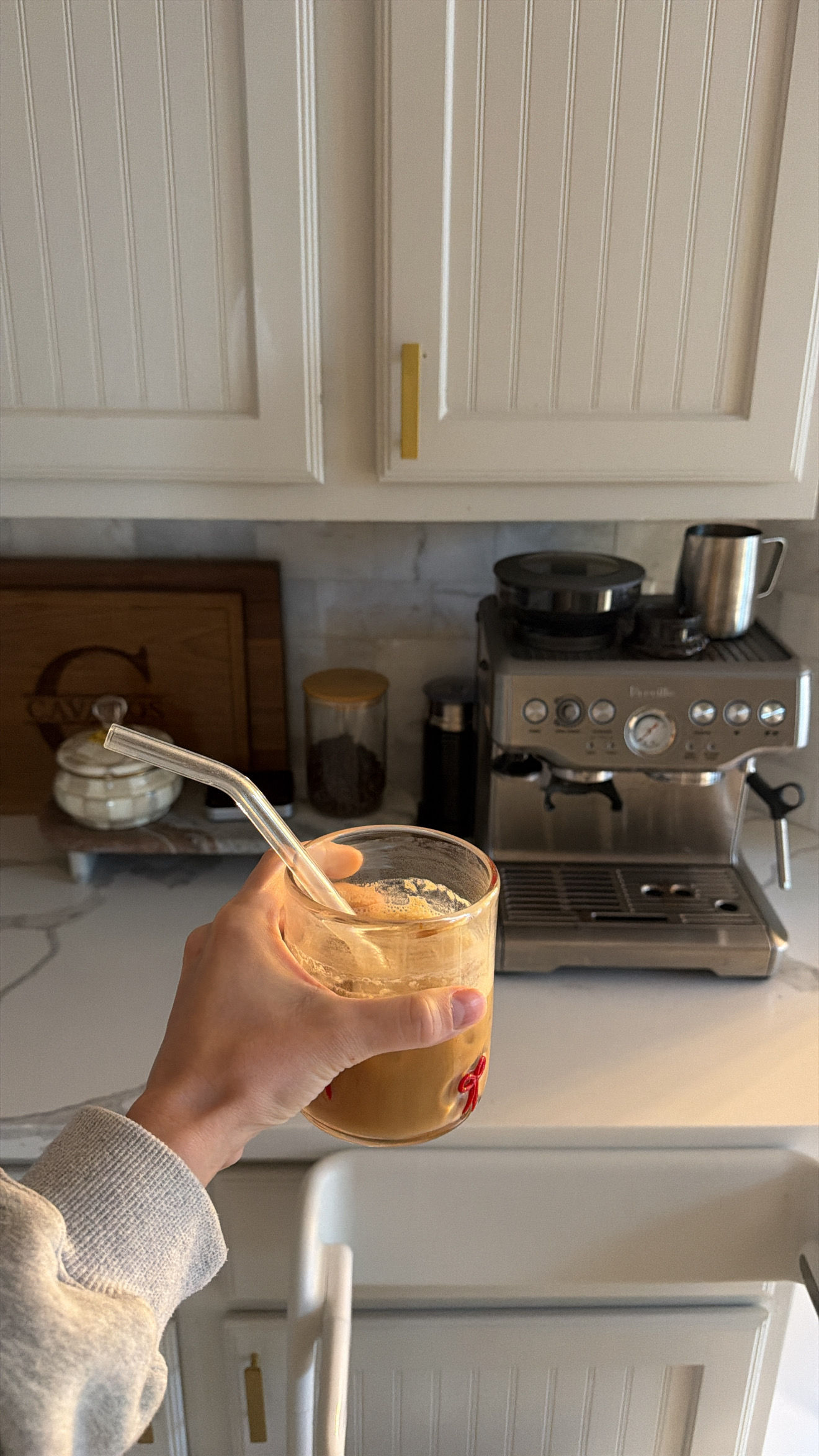 Fav coffee maker, and loving these cutie icon glasses!  

 #LTKHome