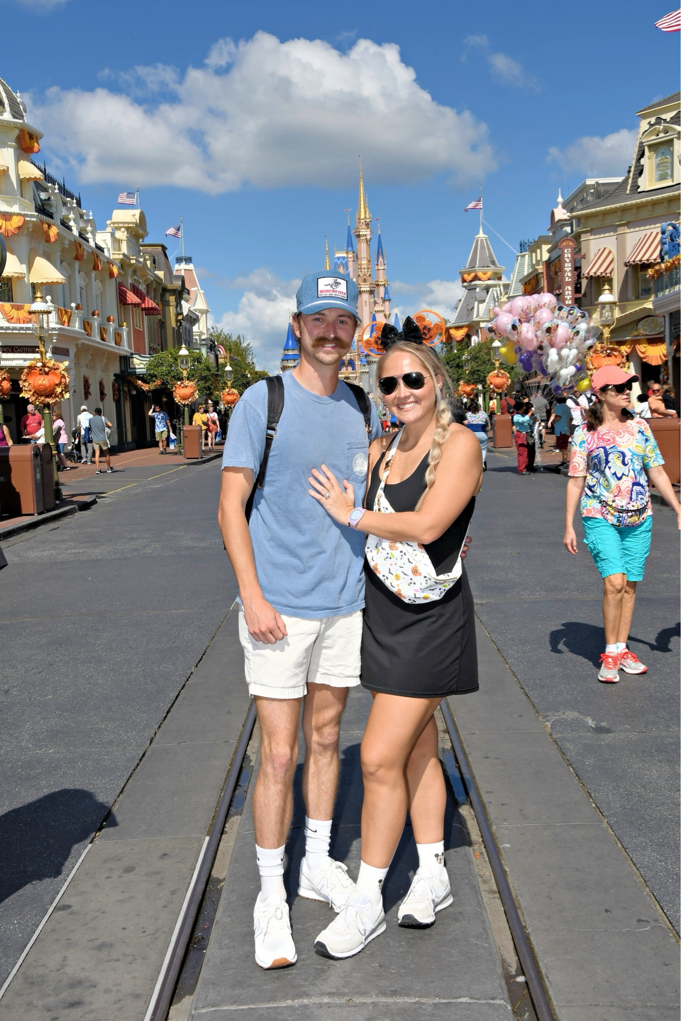 10/10 recommend taking pictures on Main Street during the stage show! 🏰🎃

#LTKTravel #LTKActive #LTKFitness