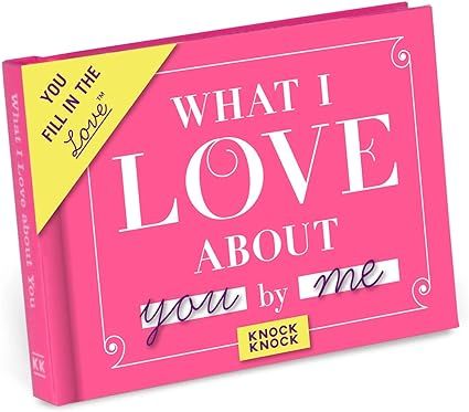 Knock Knock What I Love about You Fill in the Love Book Fill-in-the-Blank Gift Journal, 4.5 x 3.2... | Amazon (US)