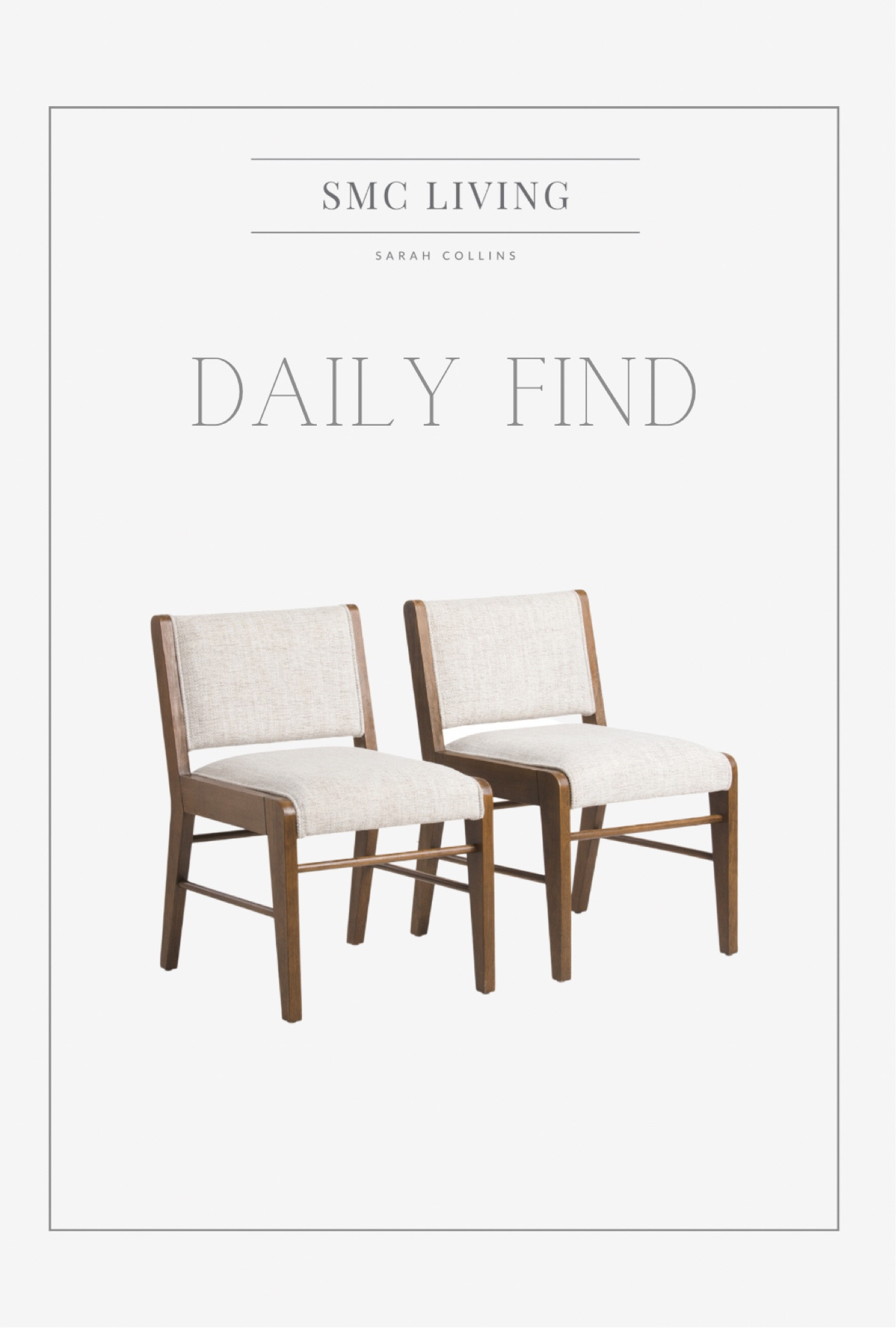 Daily find 🤩

Dining chairs
Upholstered dining chair
Wood frame dining chair
Dining room furniture 


#LTKhome