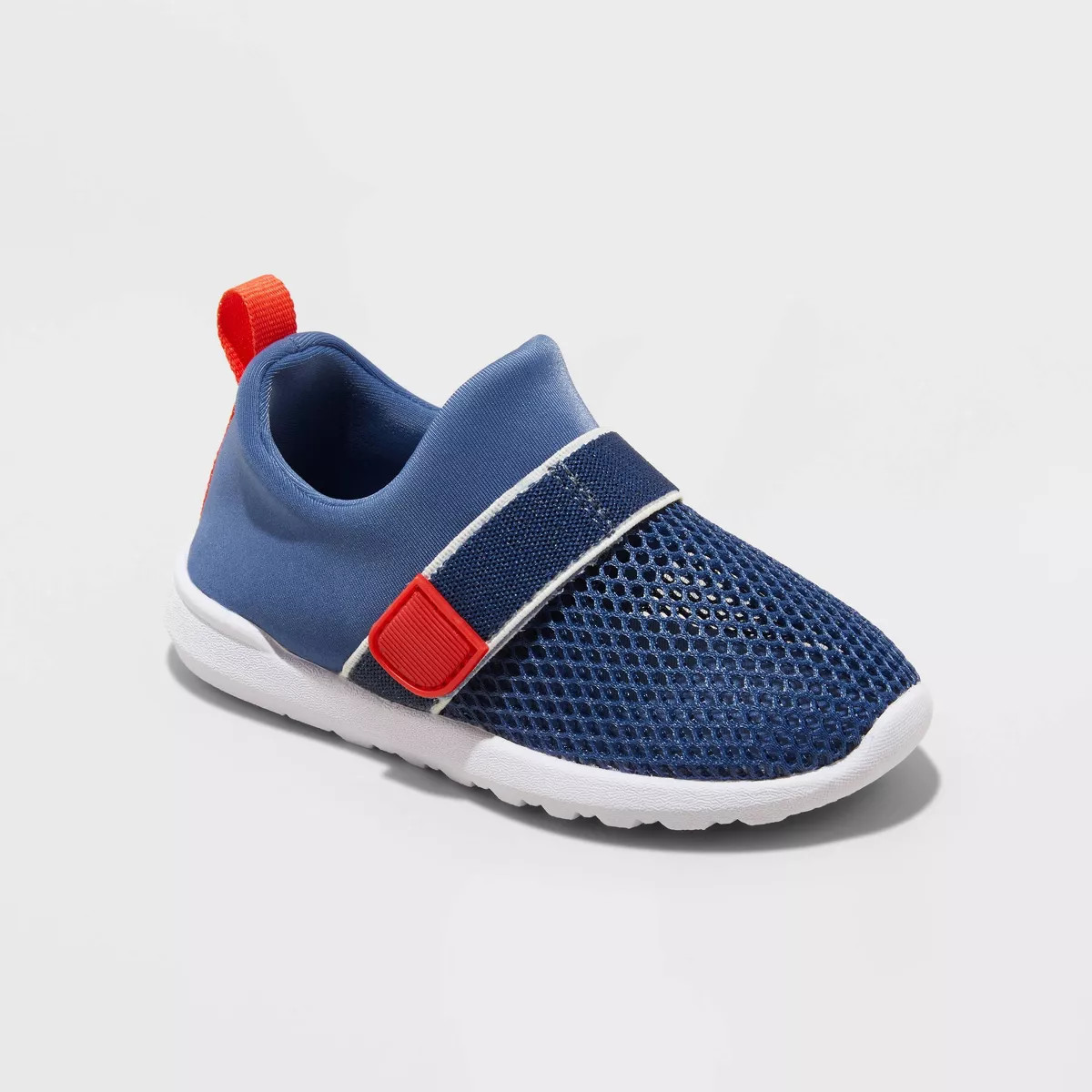 Toddler Austen Water Shoes - Cat & Jack™ Navy Blue 8T: Hook and Loop, Recycled Materials, Non-M... | Target