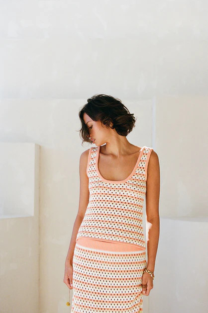 Erin Knit Top - Orange | SABO SKIRT (Global)